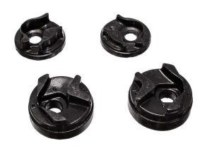 Nissan 200SX Motor Mount Insert Set - Energy Suspension - Hyper-Flex - Black - `02-`03